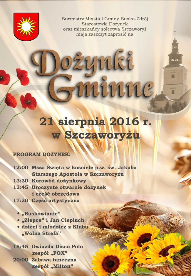 Dożynki 2016 w Szczaworyżu