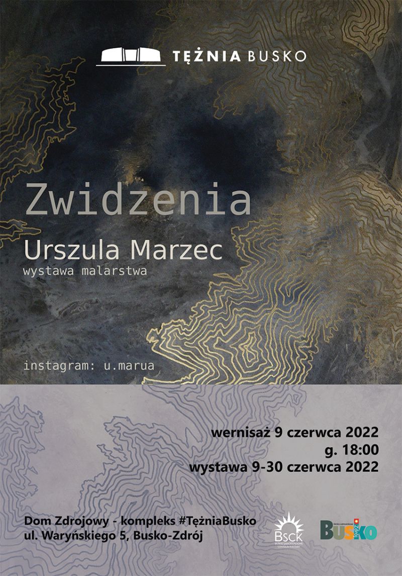 plakat wystawowy Urszula Marzec