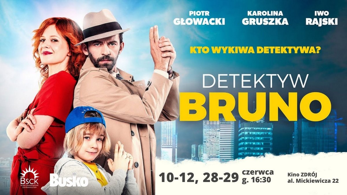baner promujący seans filmu Detektyw Bruno
