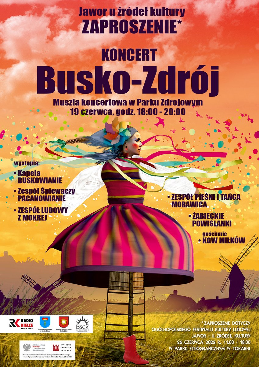 plakat promujący koncert Jawor u źródeł kultury
