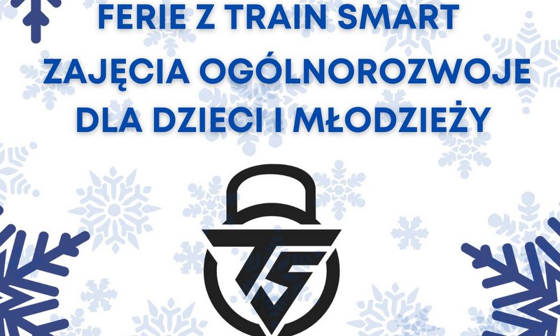 grafika promująca ferie z Train Smart