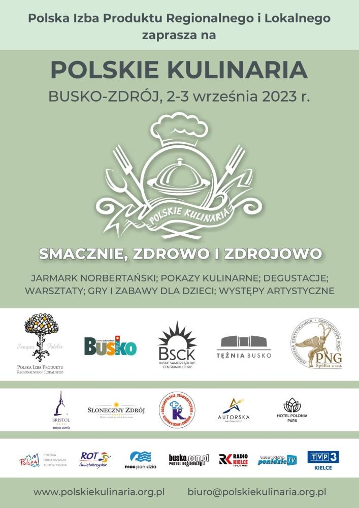 afisz promujący Polskie Kulinaria
