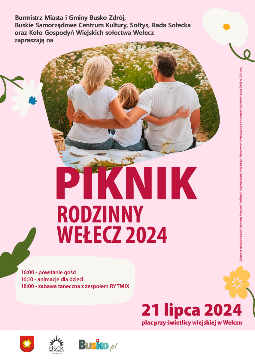 grafika promująca piknik rodzinny 