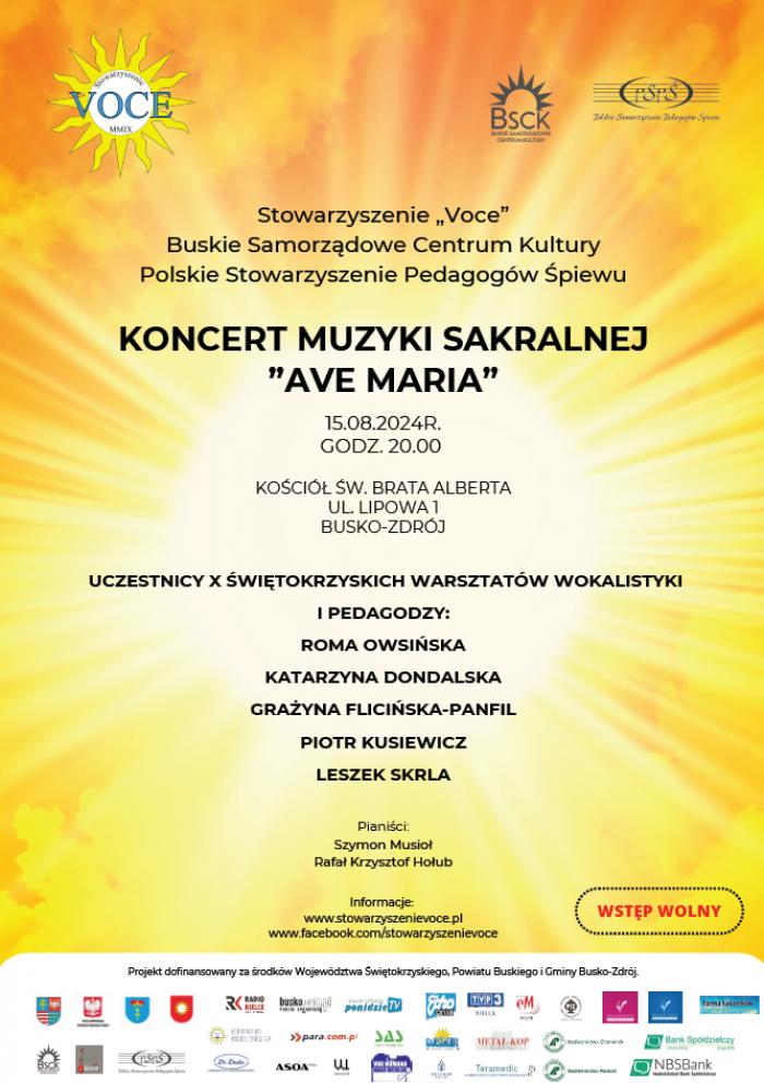 afisz promujący wydarzeni festiwalu Bella Voce