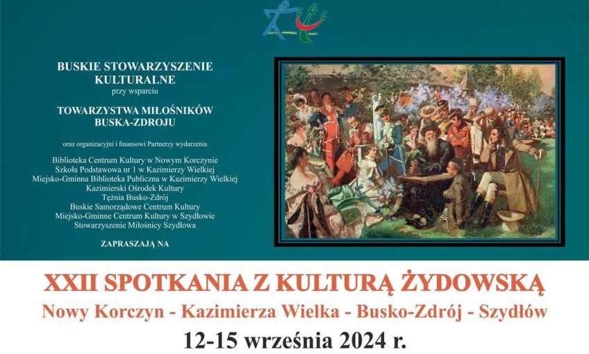 grafika promująca Spotkania z Kultura Żydowska