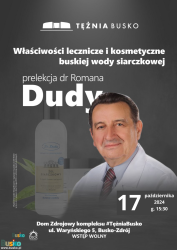 plakat prelekcje dr dudy