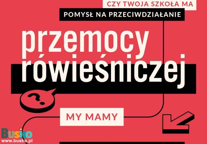 plakat Pomysł na przeciwdziałanie przemocy rówieśniczej plakat Pomysł na przeciwdziałanie przemocy rówieśniczej