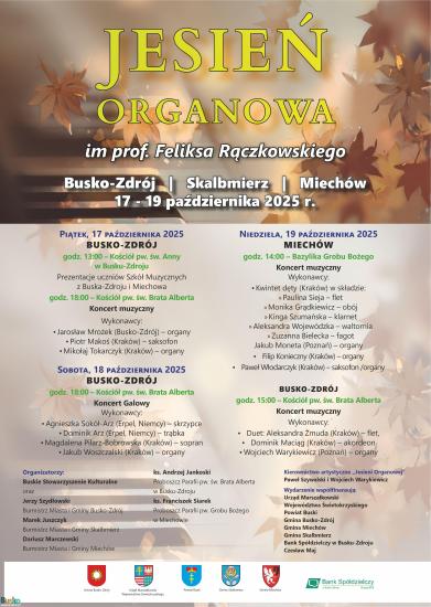 plakat Jesień Organowa  plakat Jasień Organowa