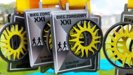 Nagrody - puchary, medale XXI Biegu Zdrojowego w Busku-Zdroju