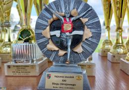 Nagrody - puchary, medale XXI Biegu Zdrojowego w Busku-Zdroju