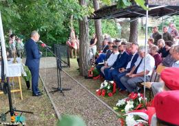 uroczystości upamiętniające egzekucje w Lesie Wełeckim
