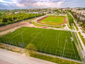 Przebudowa stadionu sportowego przy ul. Kusocińskiego w Busku-Zdroju – etap I – dokończenie robót