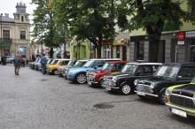 Zlot samochodów Mini w Busku-Zdroju